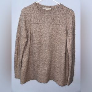 Tan, Loft Sweater.